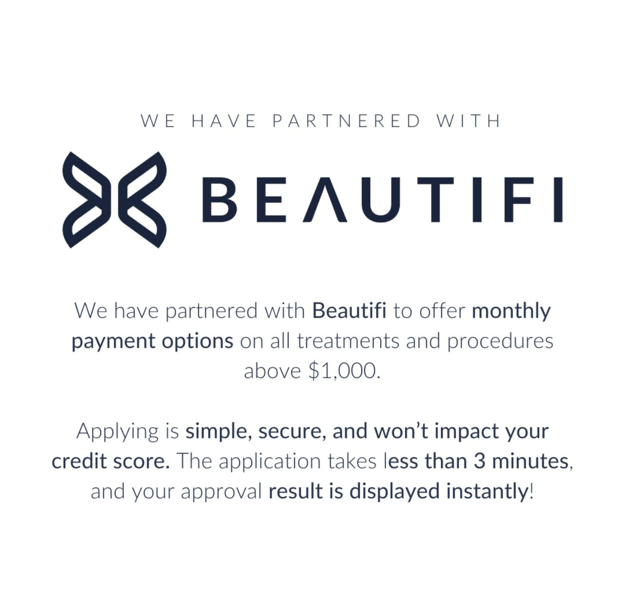 financing partnered with beautifi