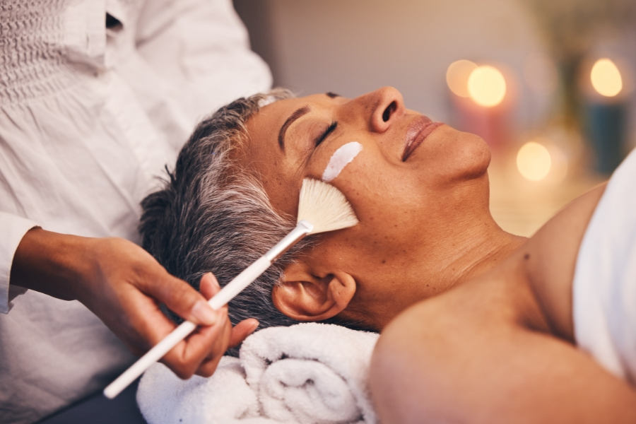 professional facial treatment