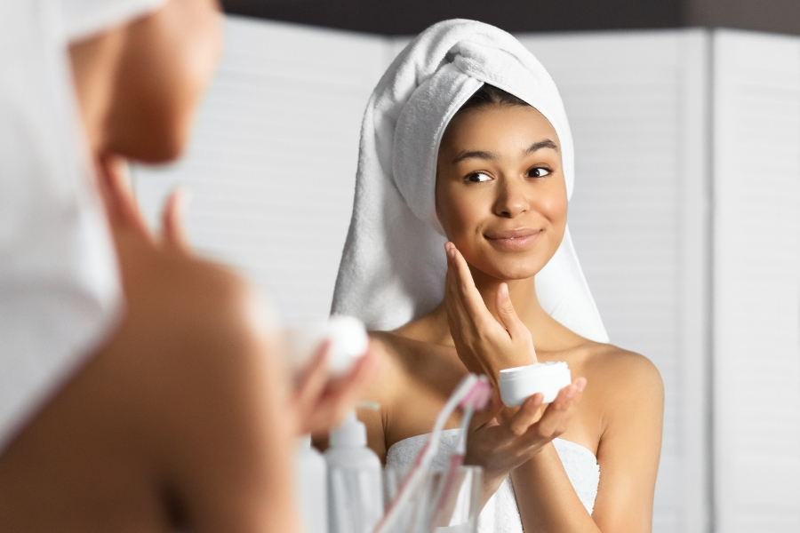soothing skincare after professional treatment