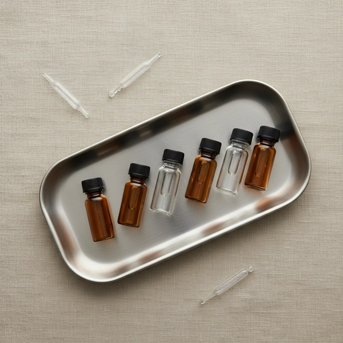 Editorial flat-lay - exosomes - Reforme Lab Toronto