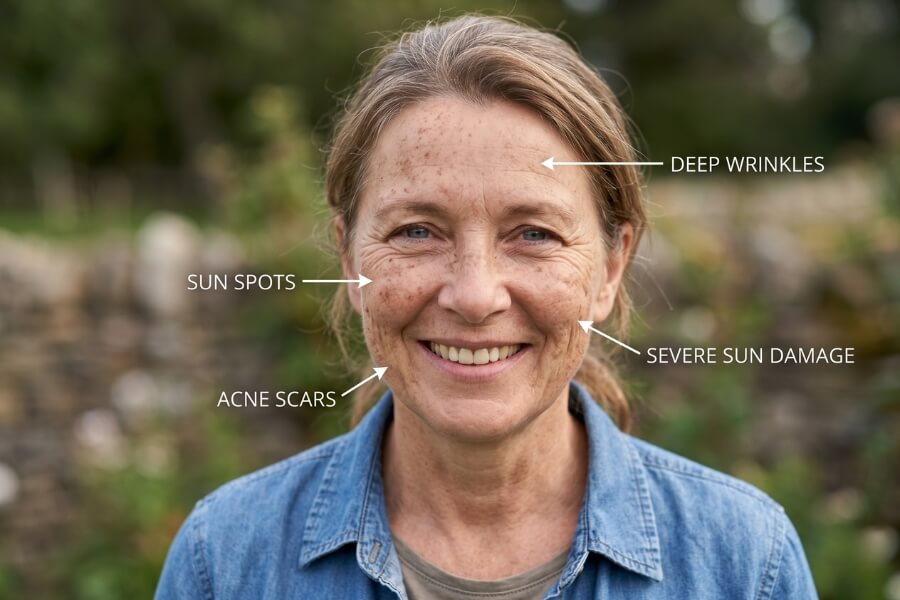 can microneedling fix sun spots and acne scars