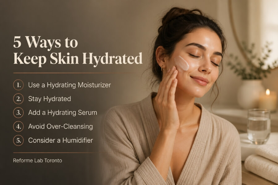 keep skin hydrated in air conditioning