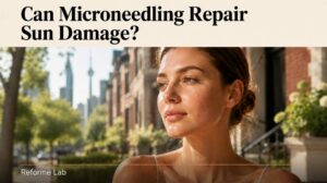 microneedling and sun damage